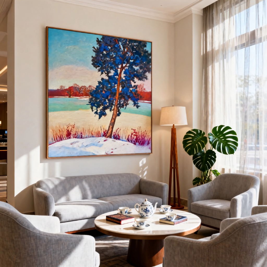 Fading Midsummer  - oil painting print By Anson Ang HK