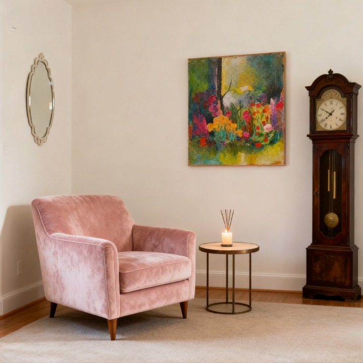 Floating Garden - oil painting print By Anson Ang HK