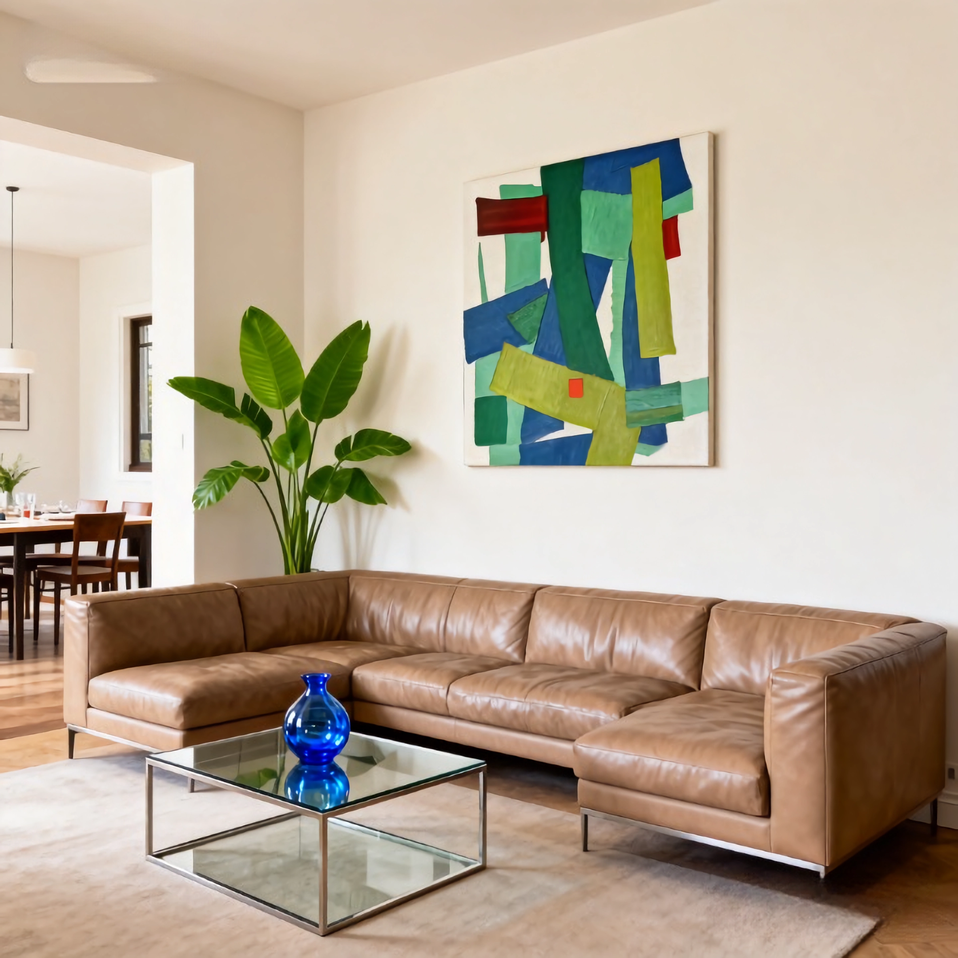 Flowing Light and Water - oil painting print By Anson Ang HK