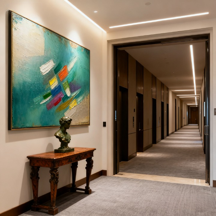 Flowing Years Like Water - oil painting print By Anson Ang HK