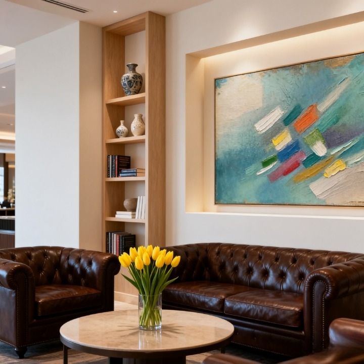 Flowing Years Like Water - oil painting print By Anson Ang HK