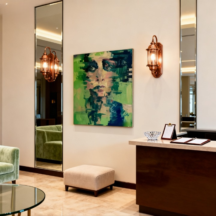 Folds of Time - oil painting print By Anson Ang HK