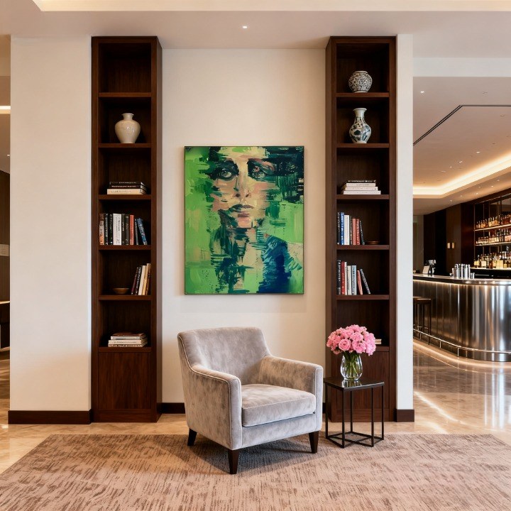 Folds of Time - oil painting print By Anson Ang HK