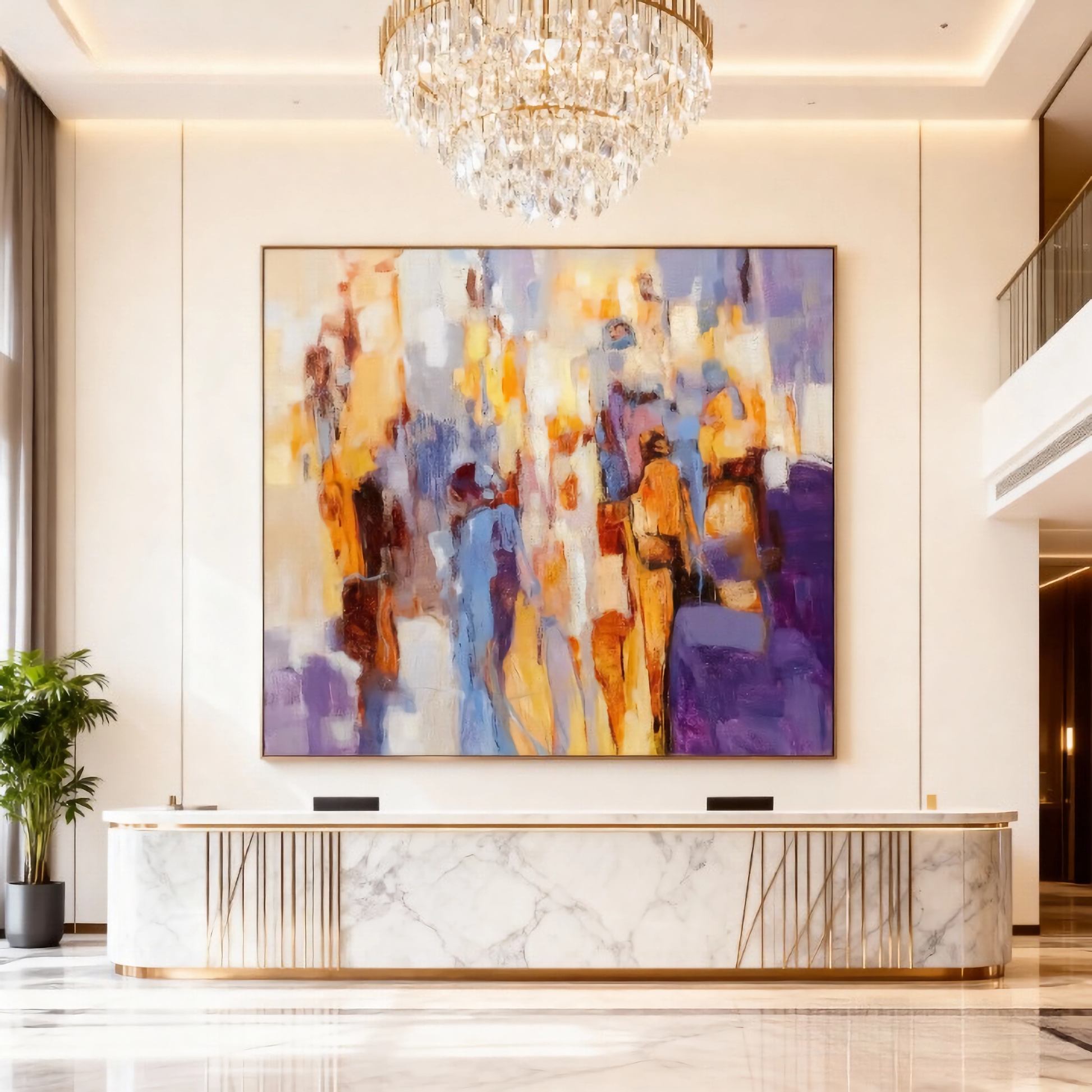 Fractal Amnesia - oil painting print By Anson Ang HK