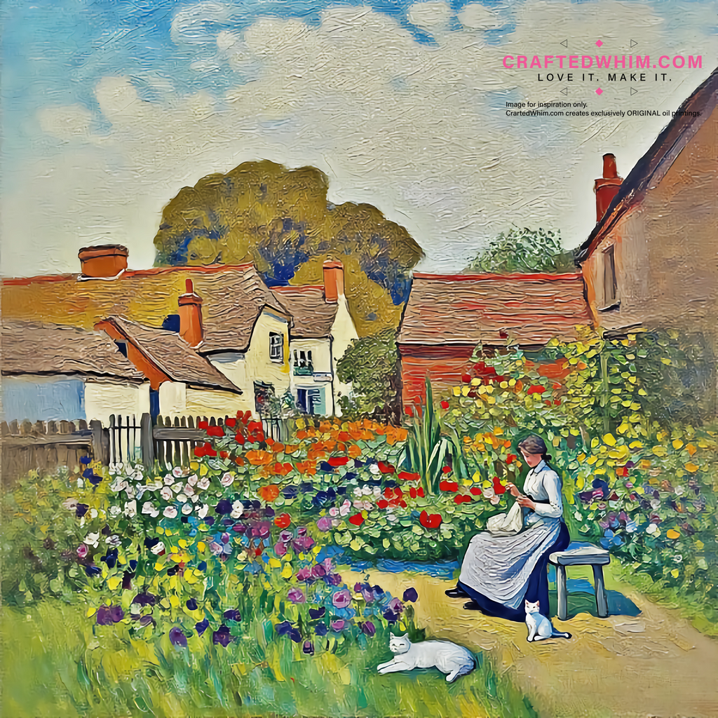 Gentle Fading Glaze - oil painting print By Anson Ang HK