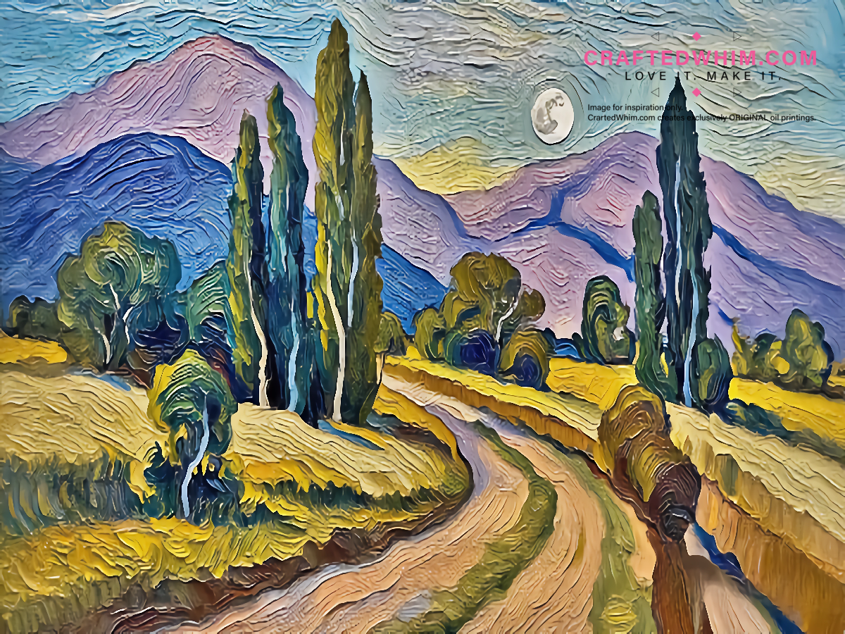 Geometry of the Granary - oil painting print By Anson Ang HK