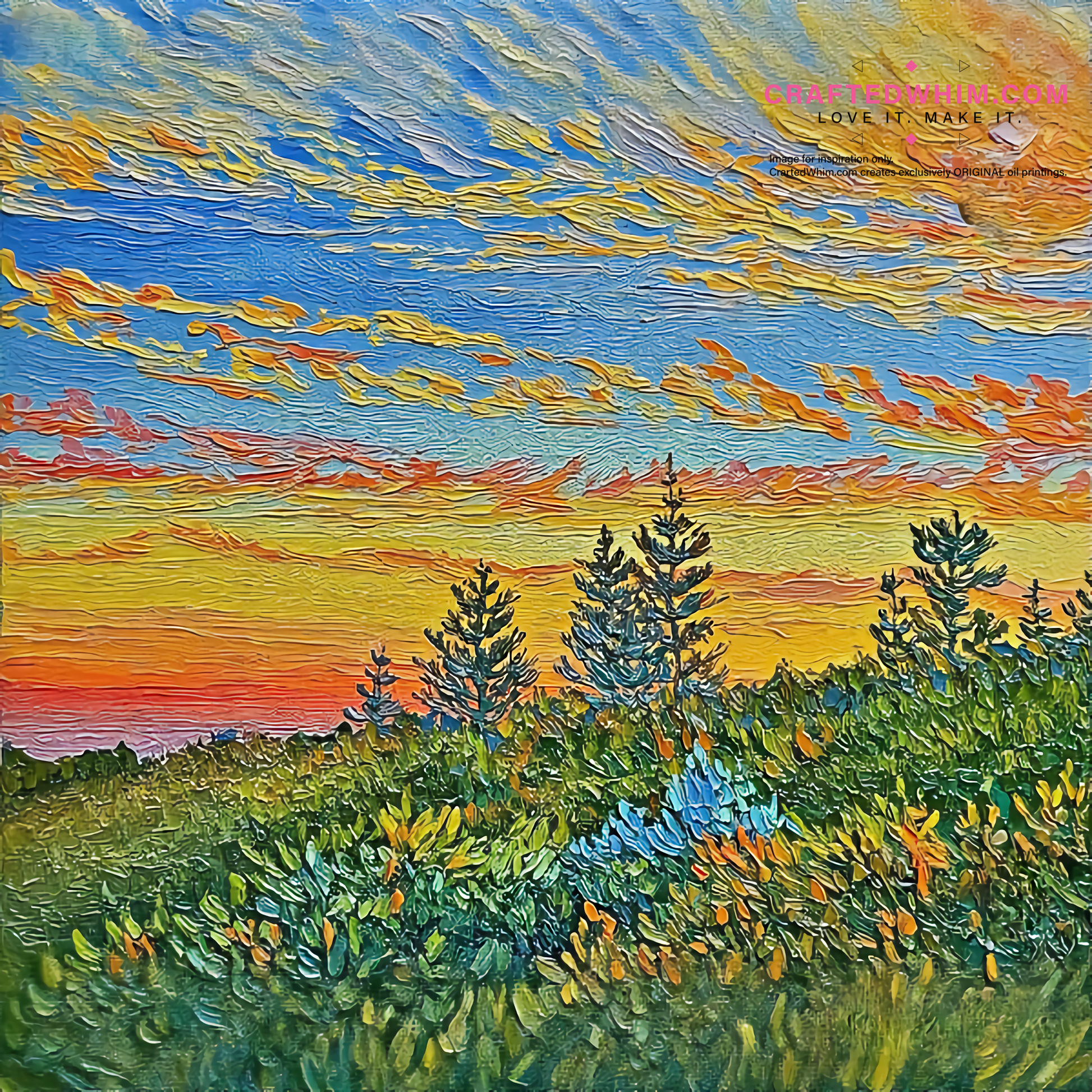 Geometry of the Halo - oil painting print By Anson Ang HK