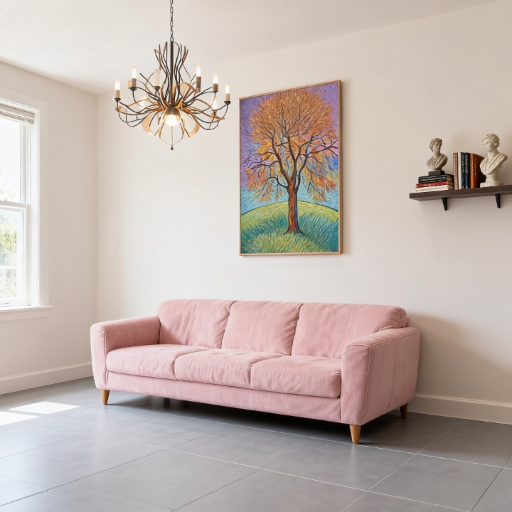 Gold in the Veins - oil painting print By Anson Ang HK