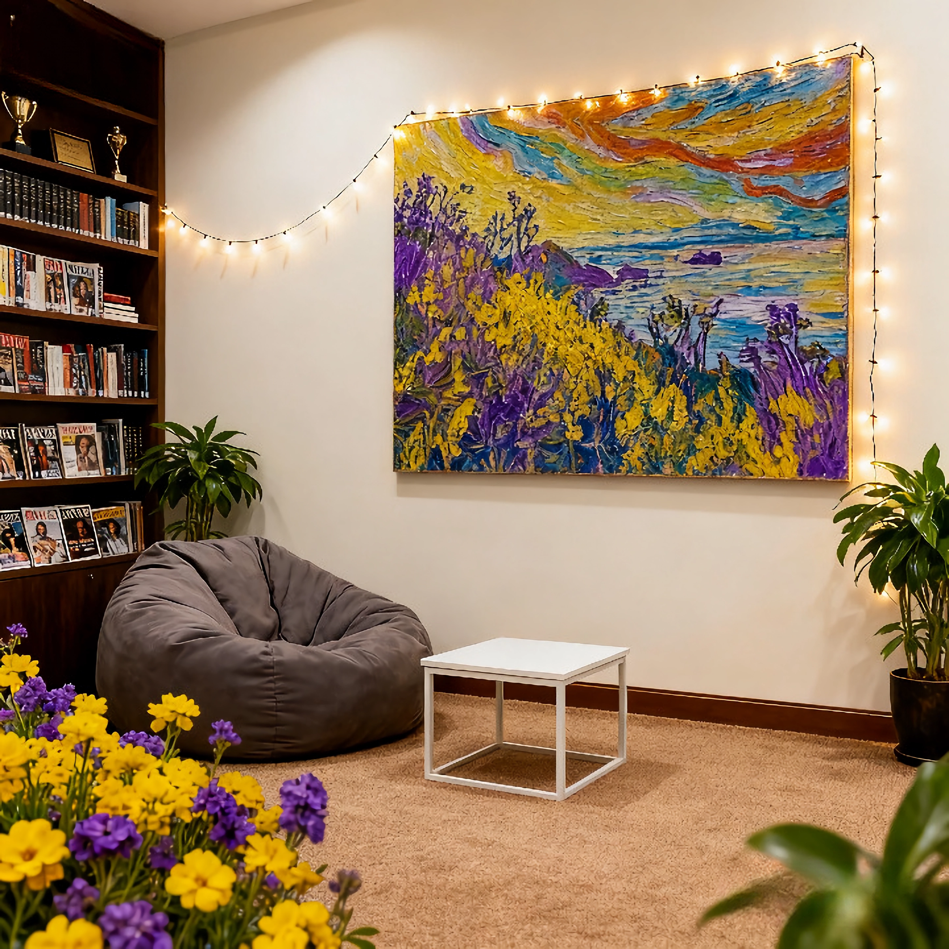 Greenhouse Glow - oil painting print By Anson Ang HK