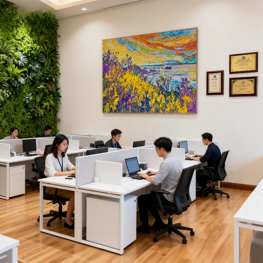 Greenhouse Glow - oil painting print By Anson Ang HK