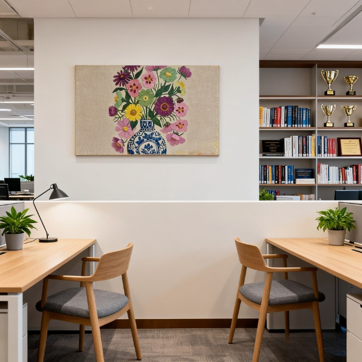 Hue of First Love - oil painting print By Anson Ang HK