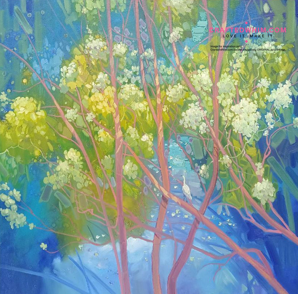 Ink Event Horizon - oil painting print By Anson Ang HK