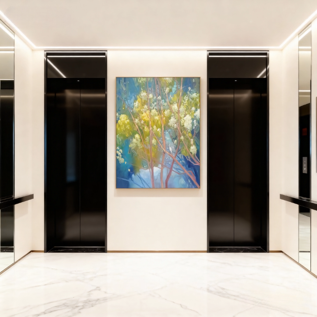 Ink Event Horizon - oil painting print By Anson Ang HK