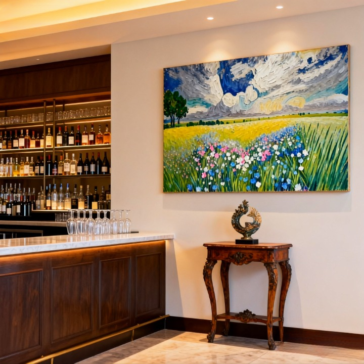 Involute of a Ripple - oil painting print By Anson Ang HK