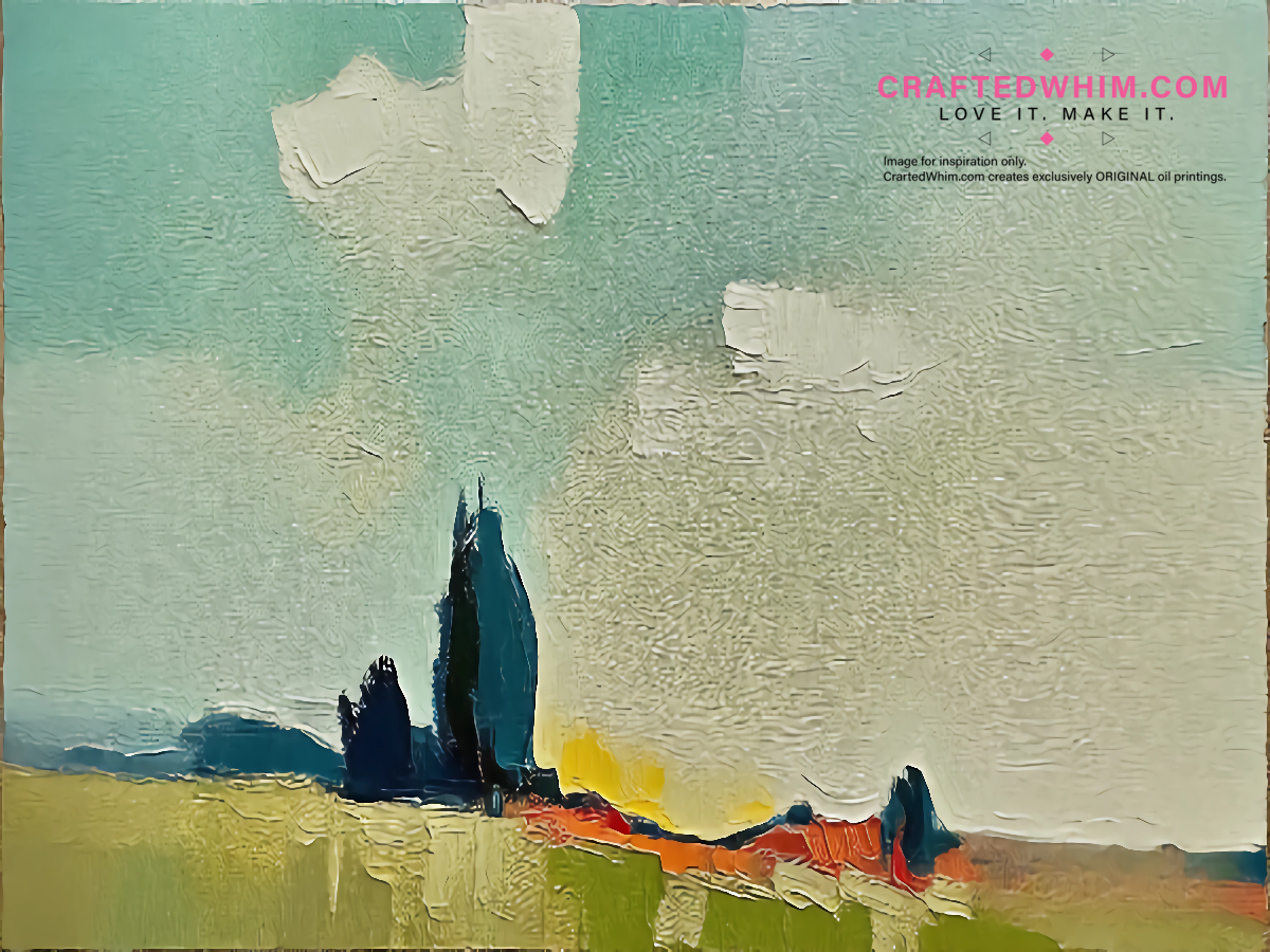 Island of Solitude - oil painting print By Anson Ang HK