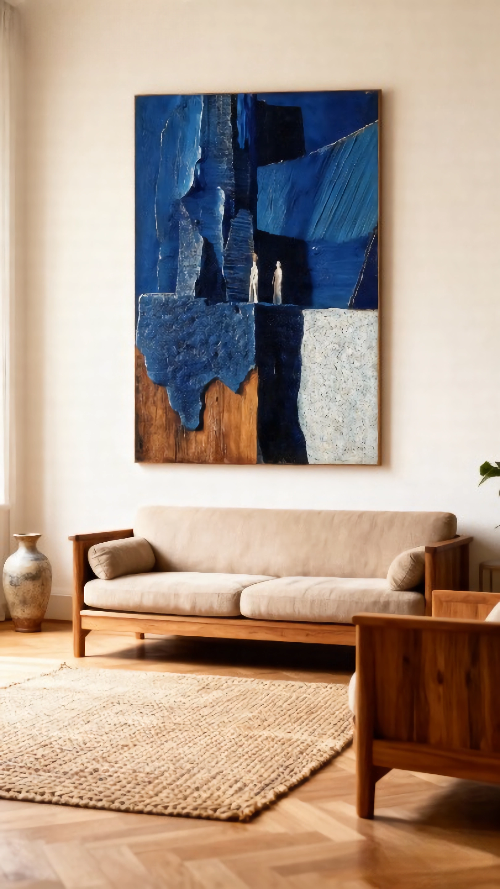 Lapis Silhouettes - oil painting print By Anson Ang HK