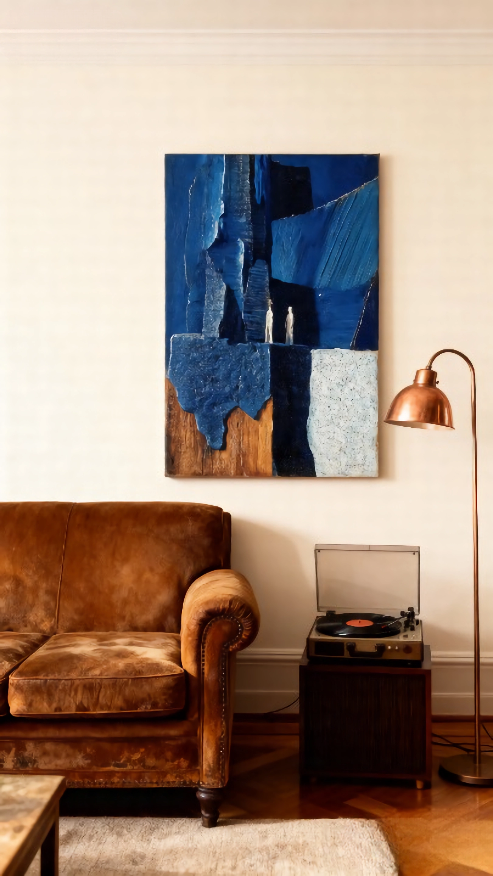 Lapis Silhouettes - oil painting print By Anson Ang HK