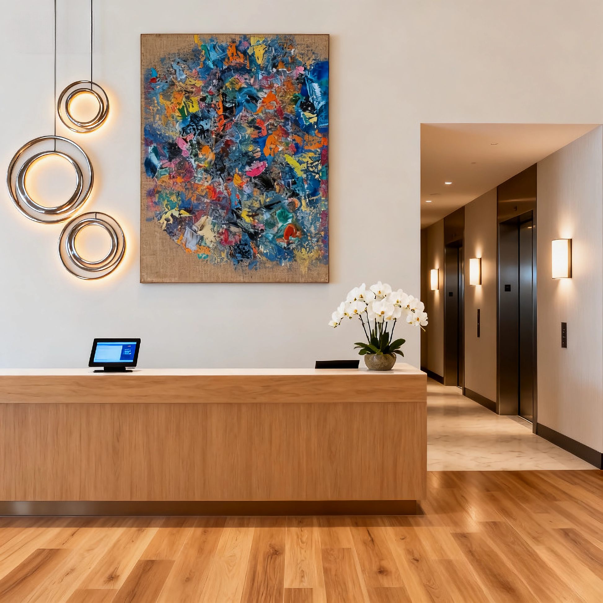 Layered Poetry - oil painting print By Anson Ang HK