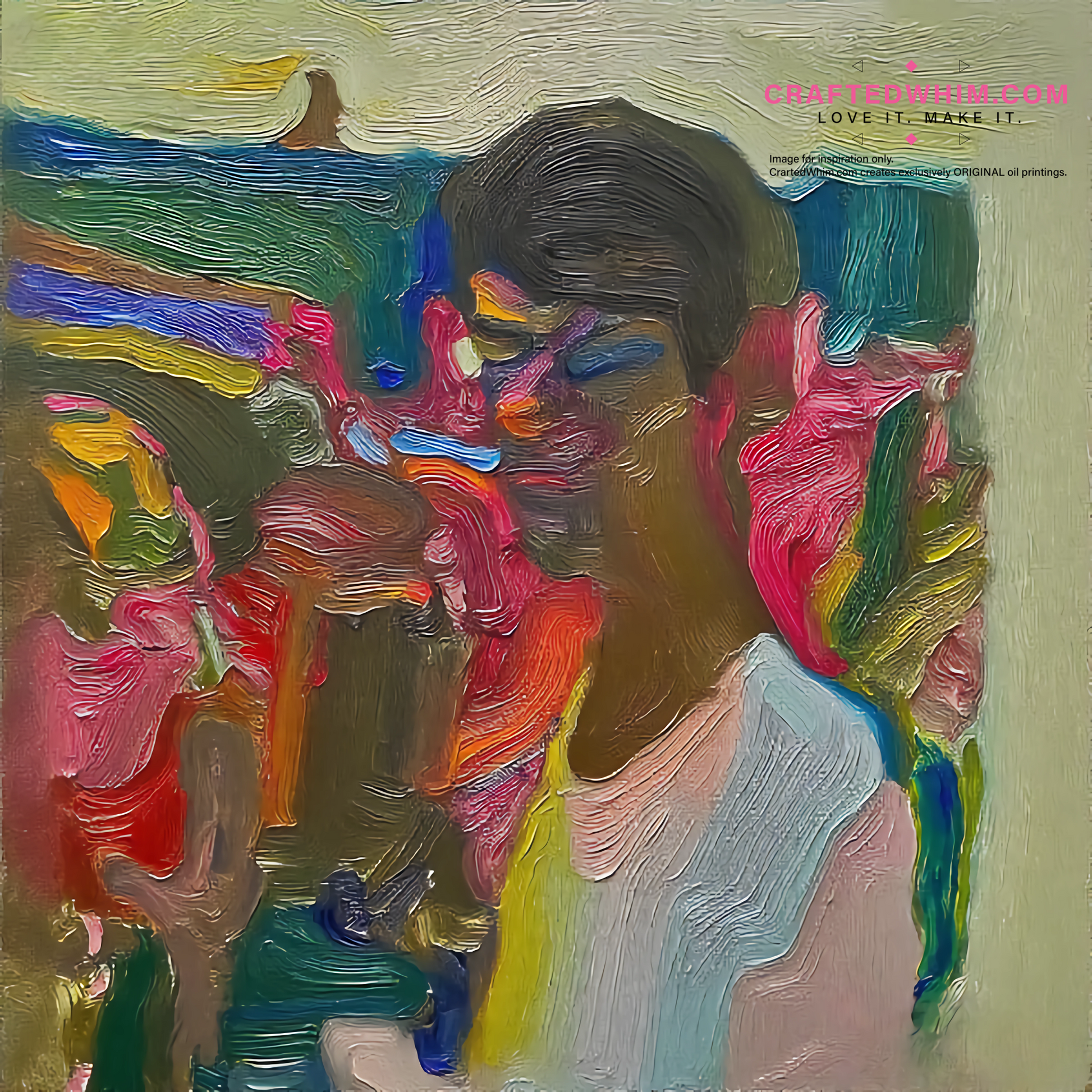 Life Like a Dream - oil painting print By Anson Ang HK