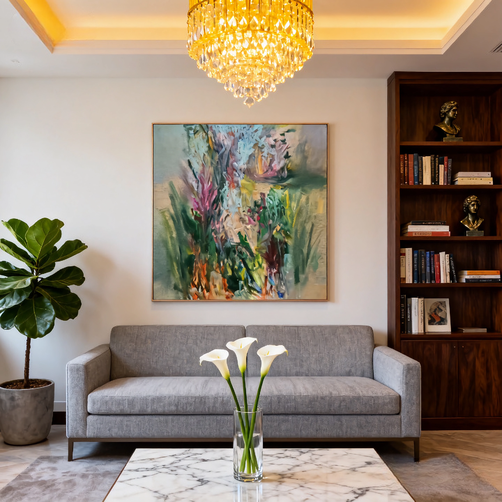 Light of Dust - oil painting print By Anson Ang HK