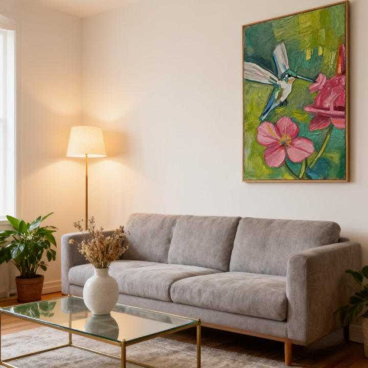 Liquefied Petals - oil painting print By Anson Ang HK