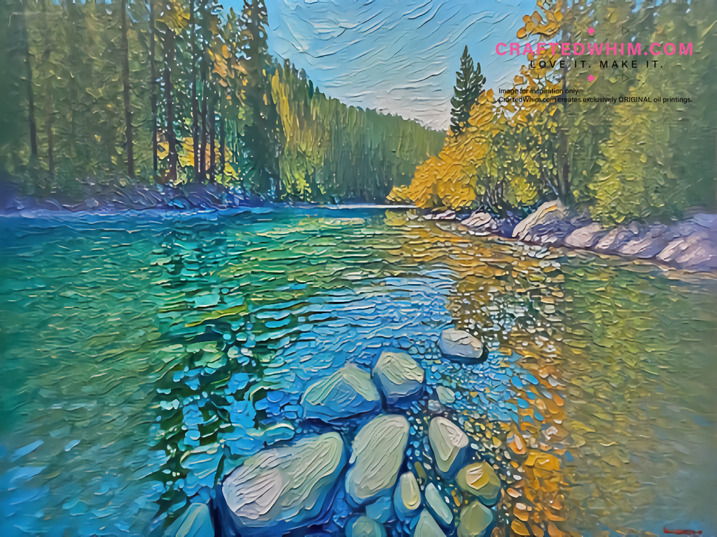 Liquid Dream - oil painting print By Anson Ang HK