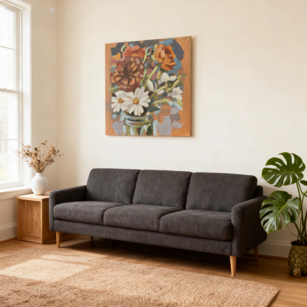 Logic of Blooming - oil painting print By Anson Ang HK