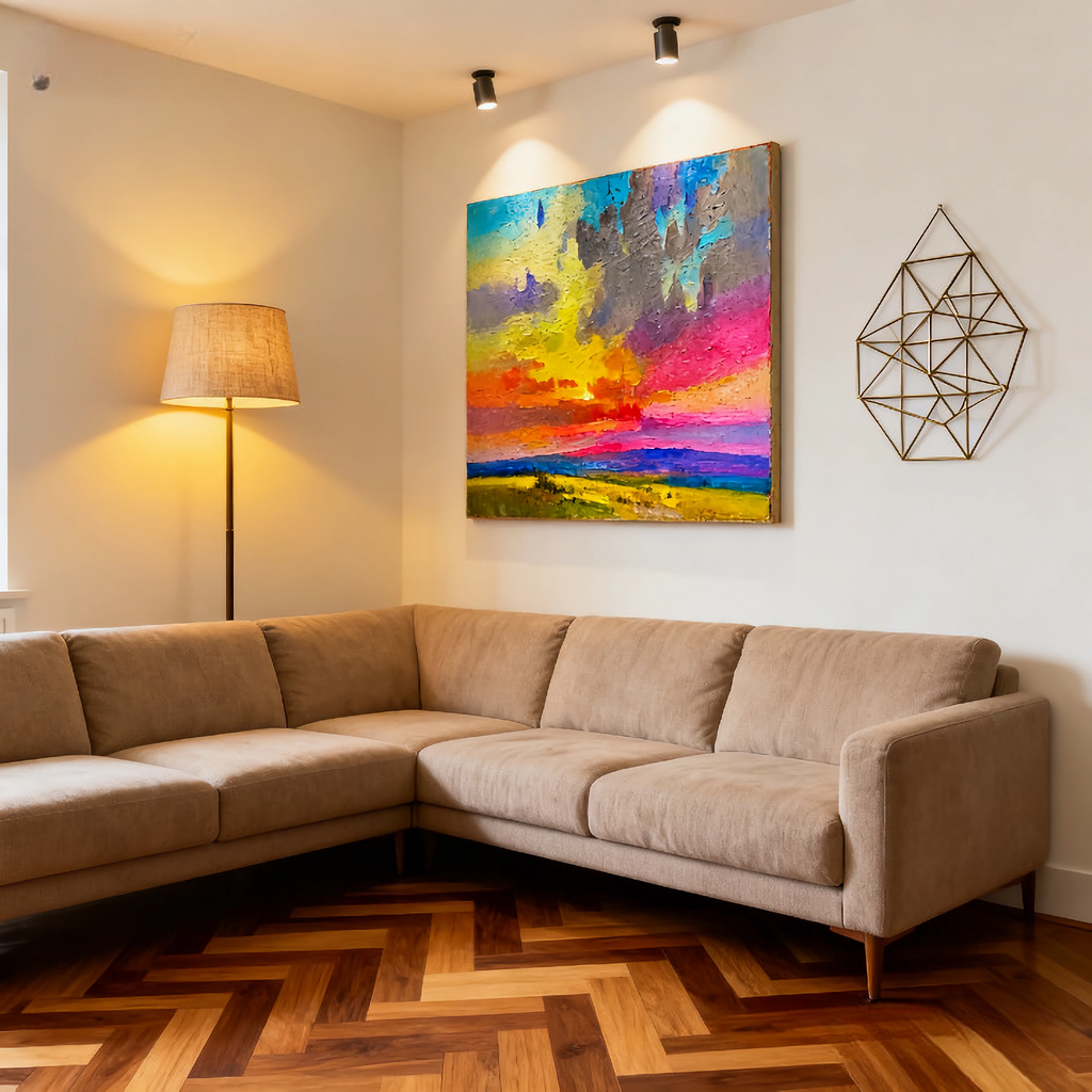 Lost Stars - oil painting print By Anson Ang HK