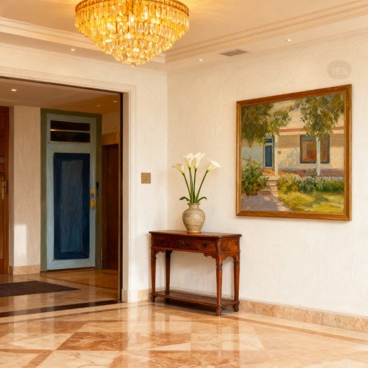 Luminous Intensity Gradient - oil painting print By Anson Ang HK