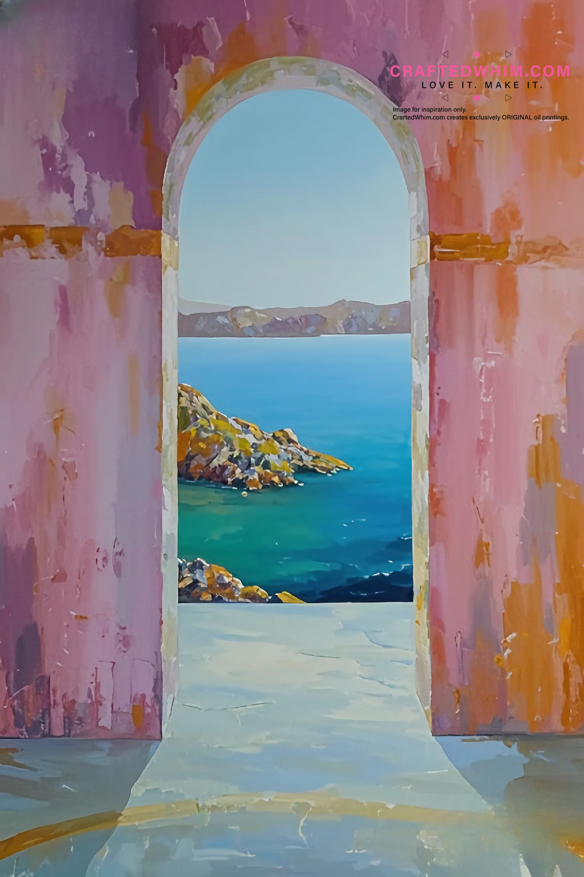 Meditation of a Cobble - oil painting print By Anson Ang HK