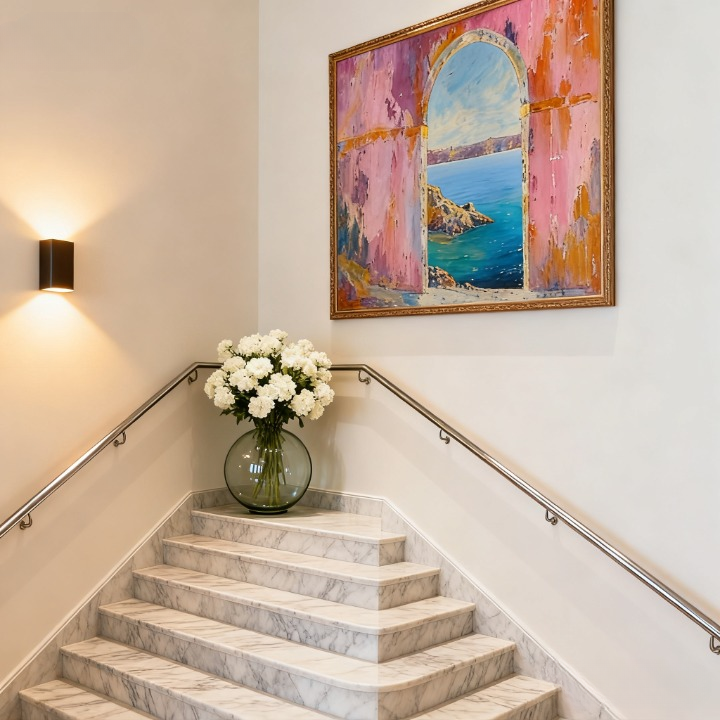 Meditation of a Cobble - oil painting print By Anson Ang HK