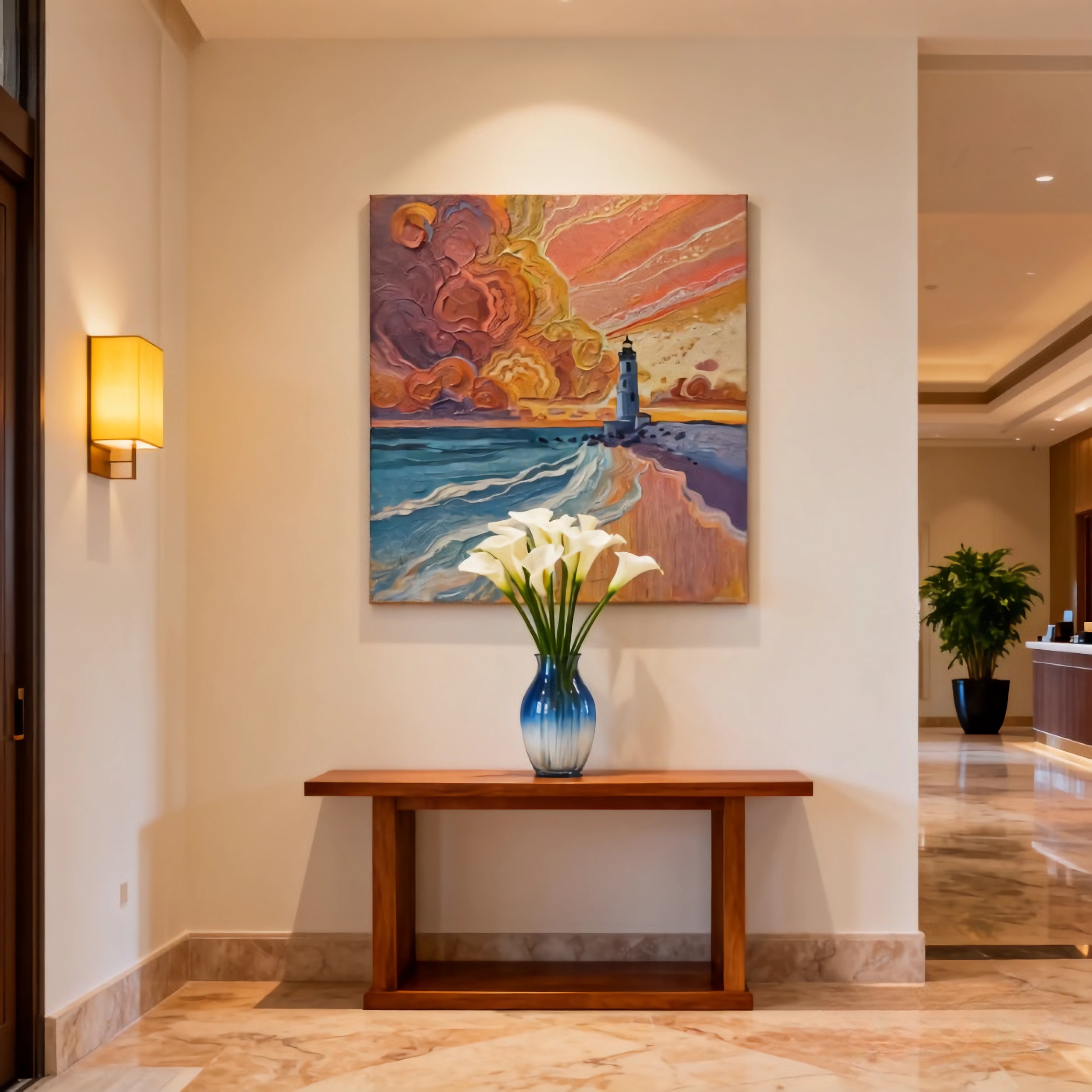 Meditation of the Fallow - oil painting print By Anson Ang HK