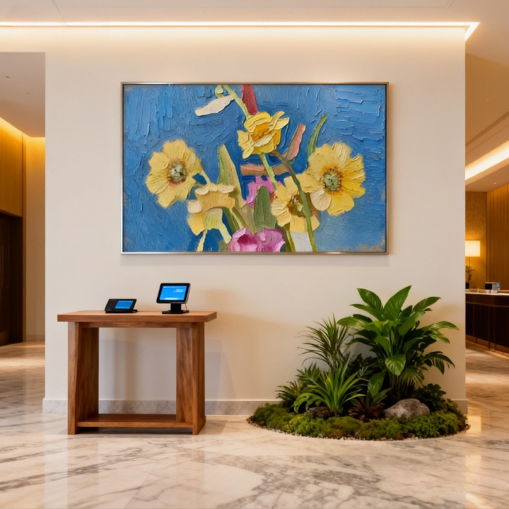 Melancholic Tenderness - oil painting print By Anson Ang HK