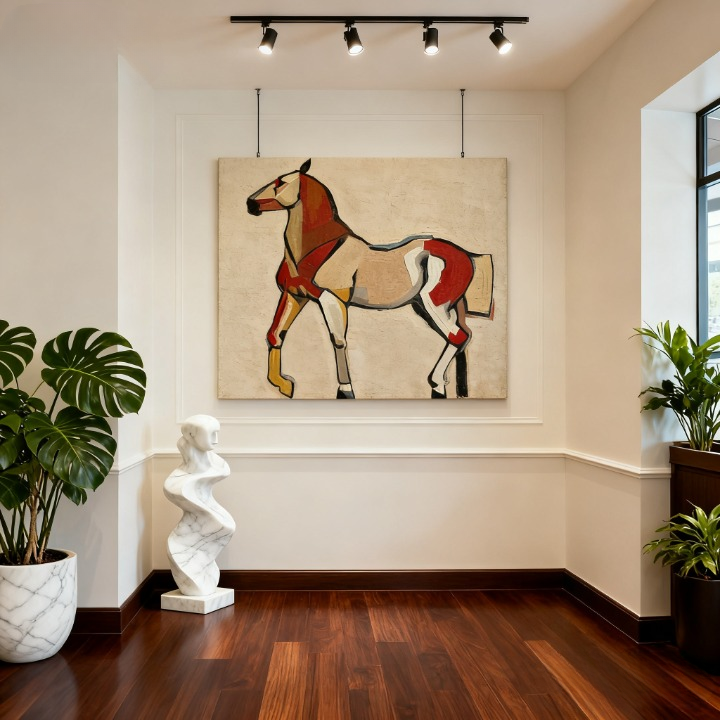 Moment of Symbiosis - oil painting print By Anson Ang HK