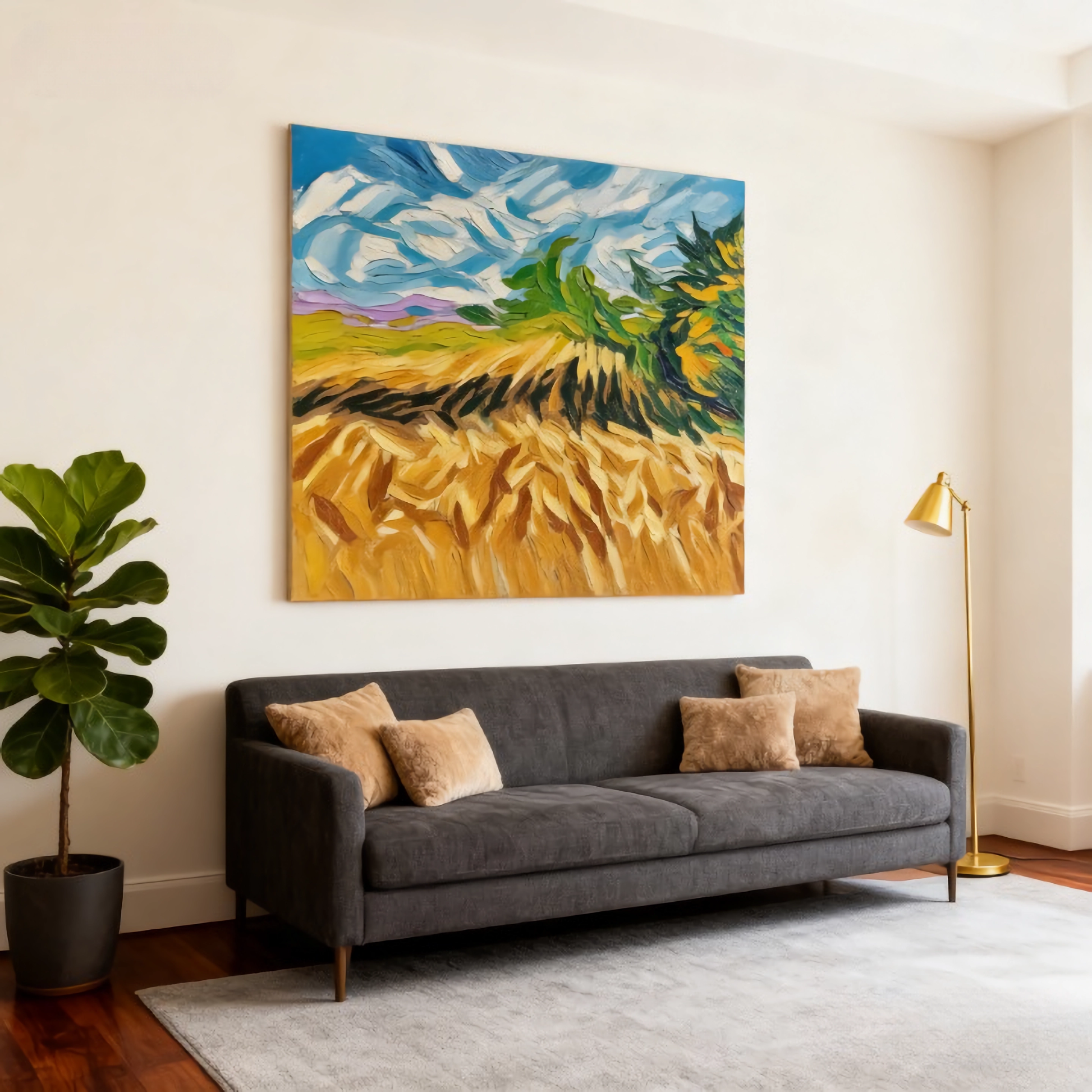 Monologue of a Monadnock - oil painting print By Anson Ang HK