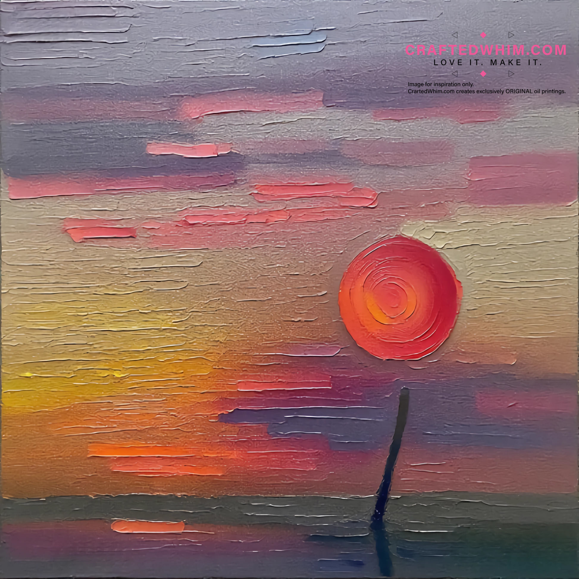 Morning Mist Whisper - oil painting print By Anson Ang HK