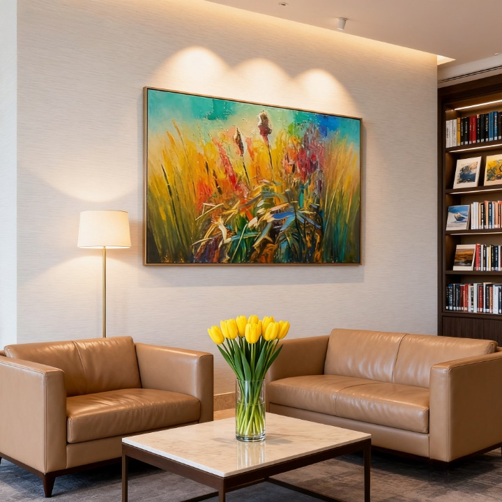 Morning's Gentle Kiss - oil painting print By Anson Ang HK