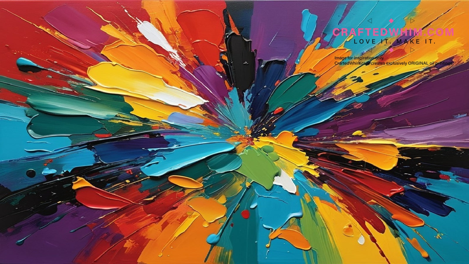 Multiverse Fissure - oil painting print By Anson Ang HK