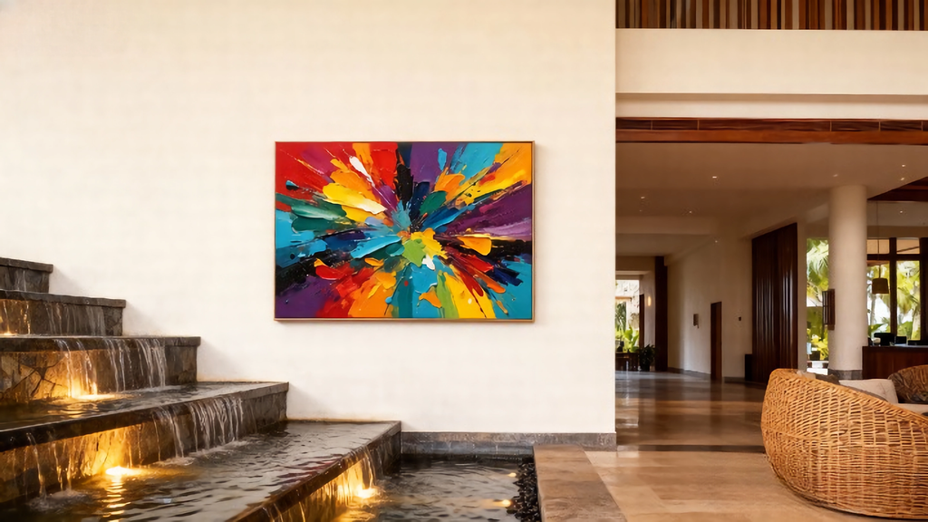 Multiverse Fissure - oil painting print By Anson Ang HK