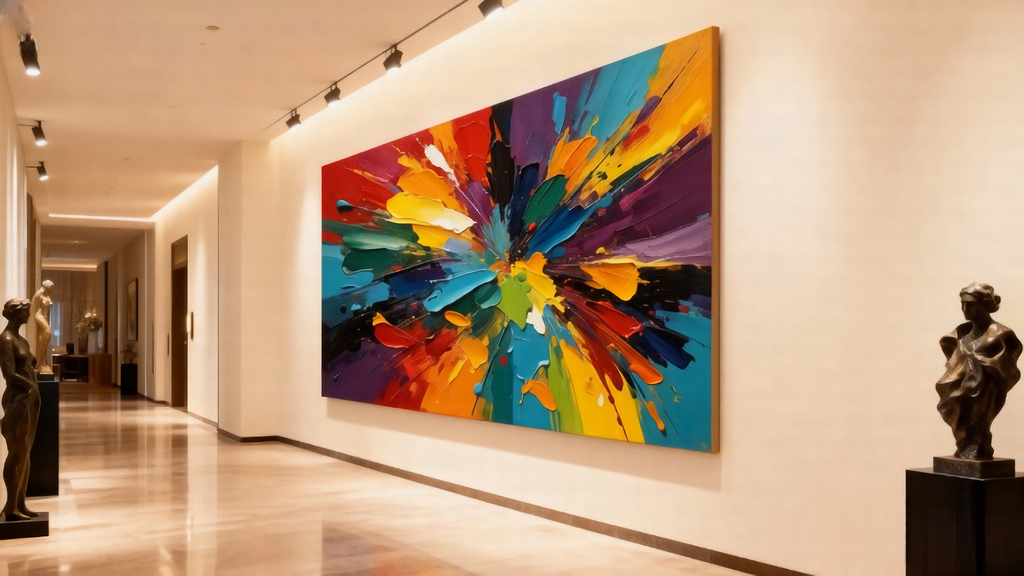 Multiverse Fissure - oil painting print By Anson Ang HK