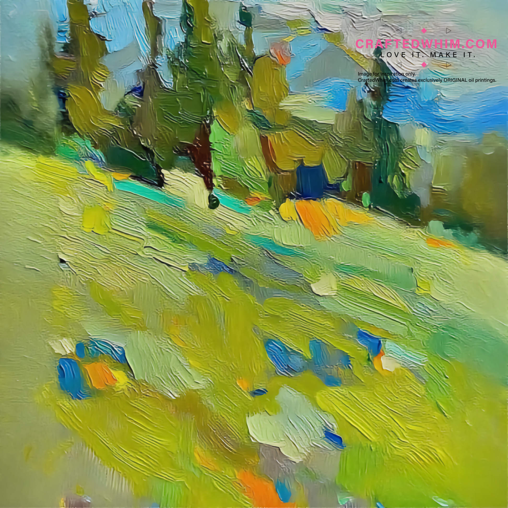 Mycelial Intelligence Network - oil painting print By Anson Ang HK