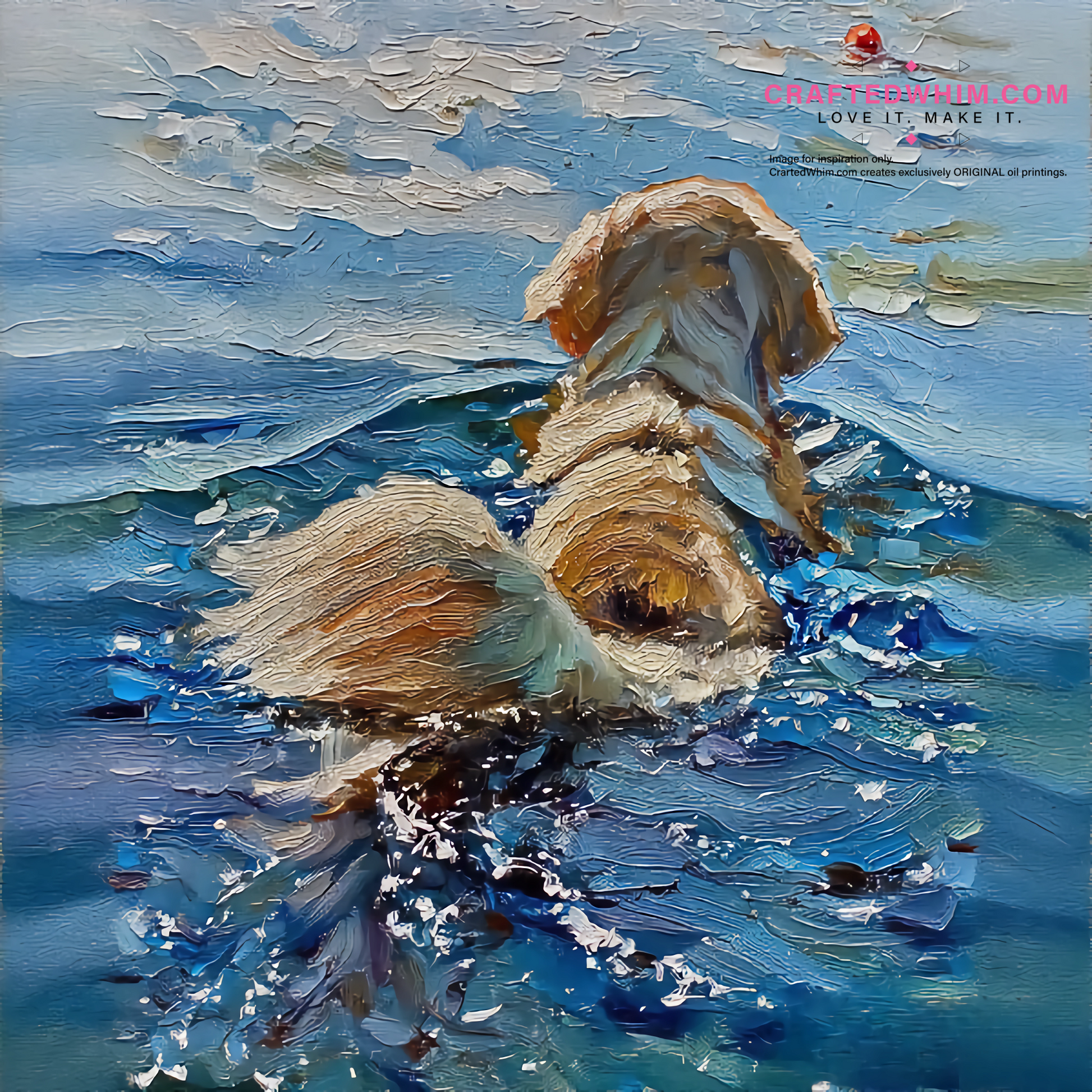 Narrative of the Unlit Side - oil painting print By Anson Ang HK