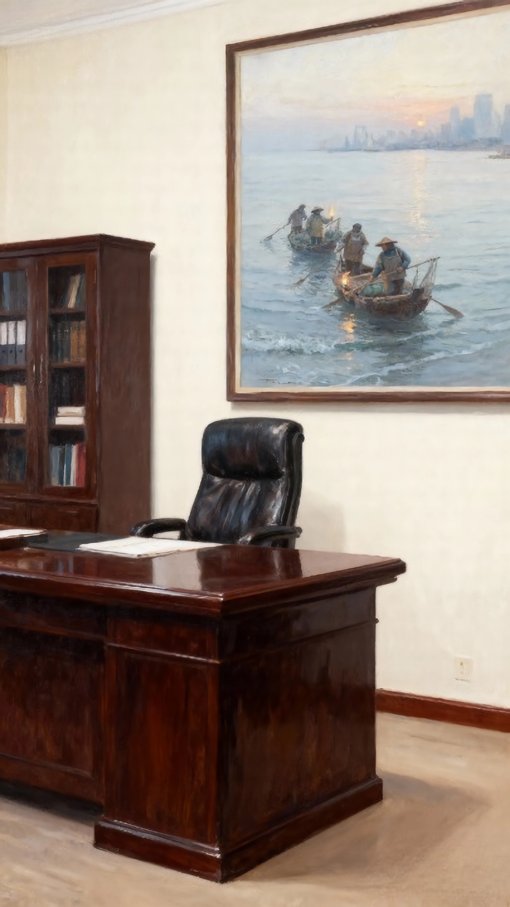 Ocean's Edge - oil painting print By Anson Ang HK