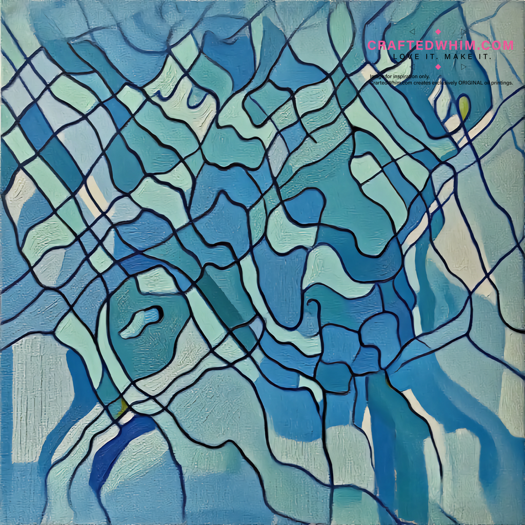 Ocean's Rhythm - oil painting print By Anson Ang HK