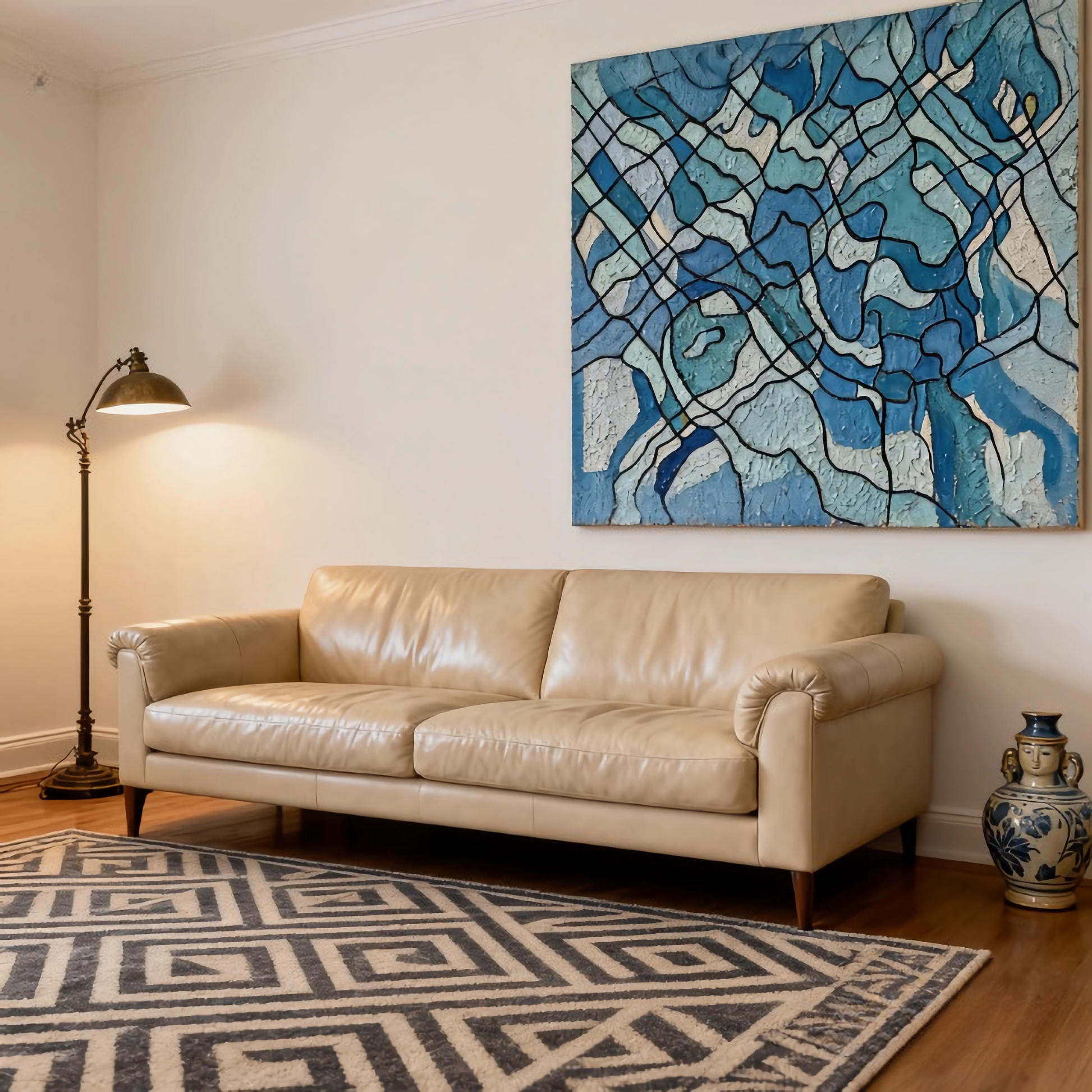 Ocean's Rhythm - oil painting print By Anson Ang HK