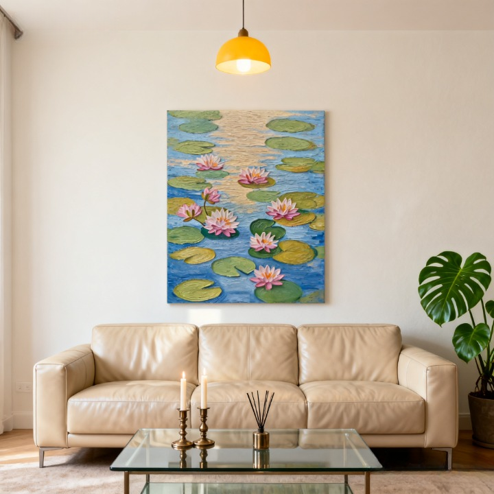 Organic Flow - oil painting print By Anson Ang HK