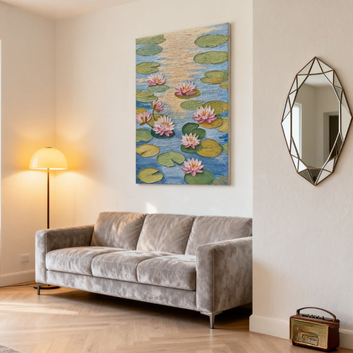 Organic Flow - oil painting print By Anson Ang HK