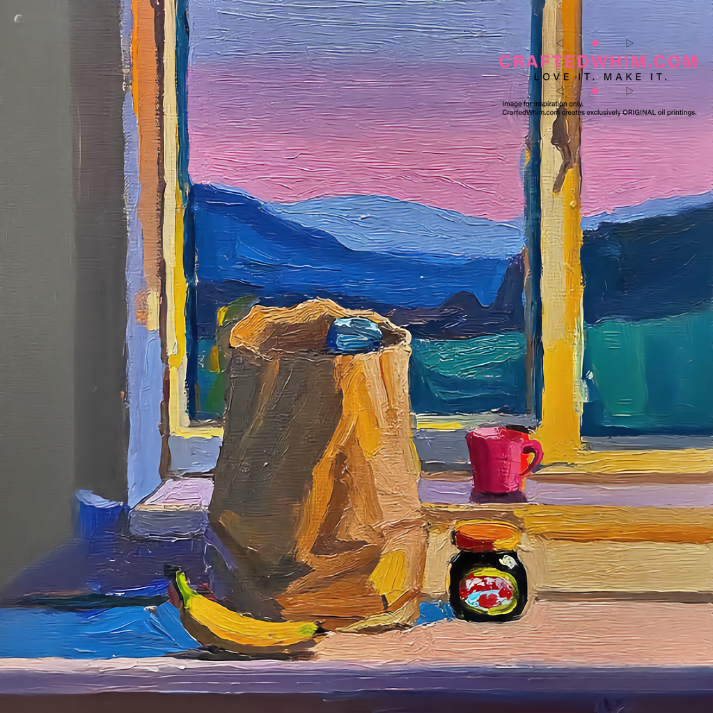 Pale Dawn - oil painting print By Anson Ang HK