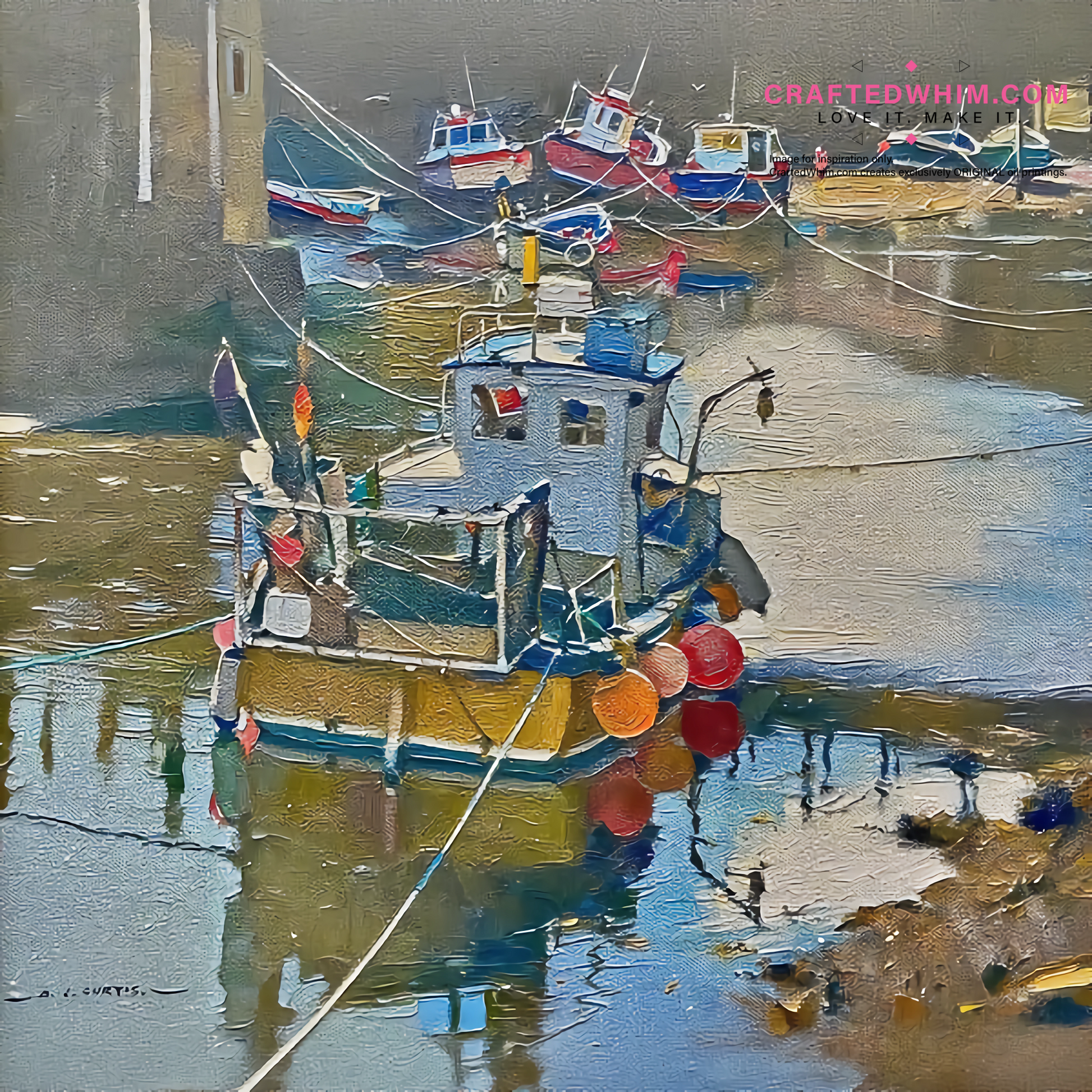 Paradox of Lotic Stasis - oil painting print By Anson Ang HK