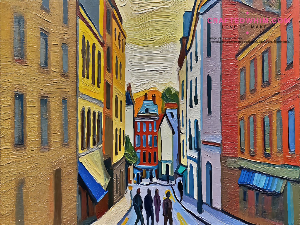 Path of Evapotranspiration  - oil painting print By Anson Ang HK